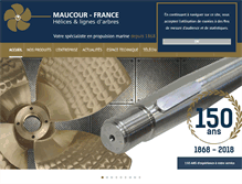 Tablet Screenshot of maucour.fr